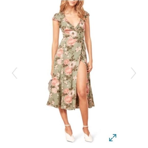 Reformation Dresses & Skirts - Reformation Gwenyth wrap dress (Athena)